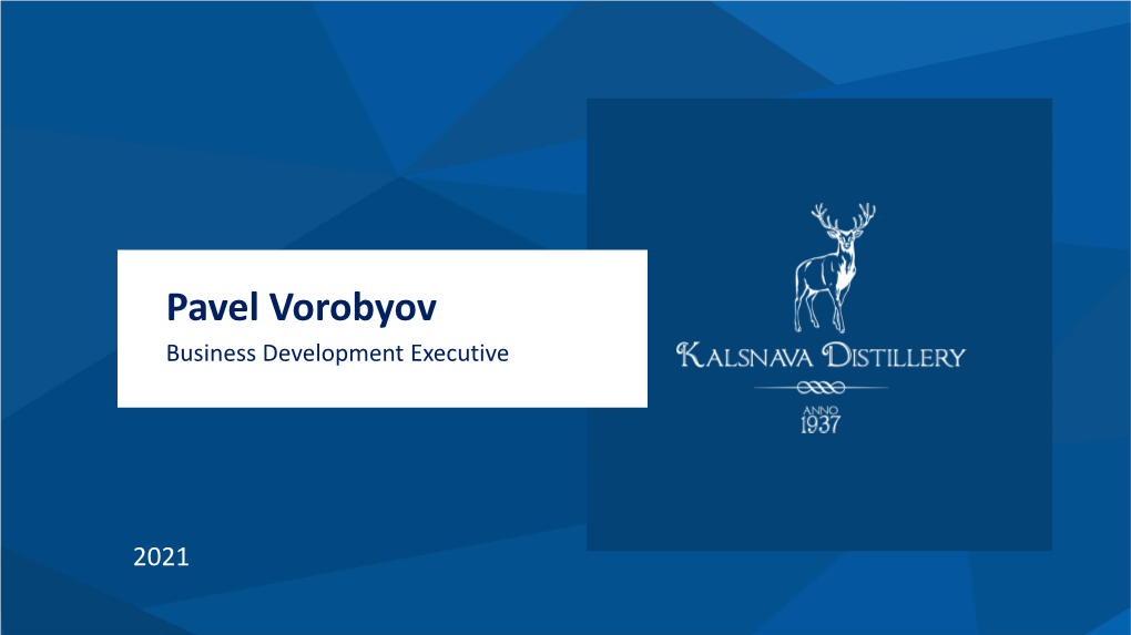 Pavel Vorobyov Business Development Executive