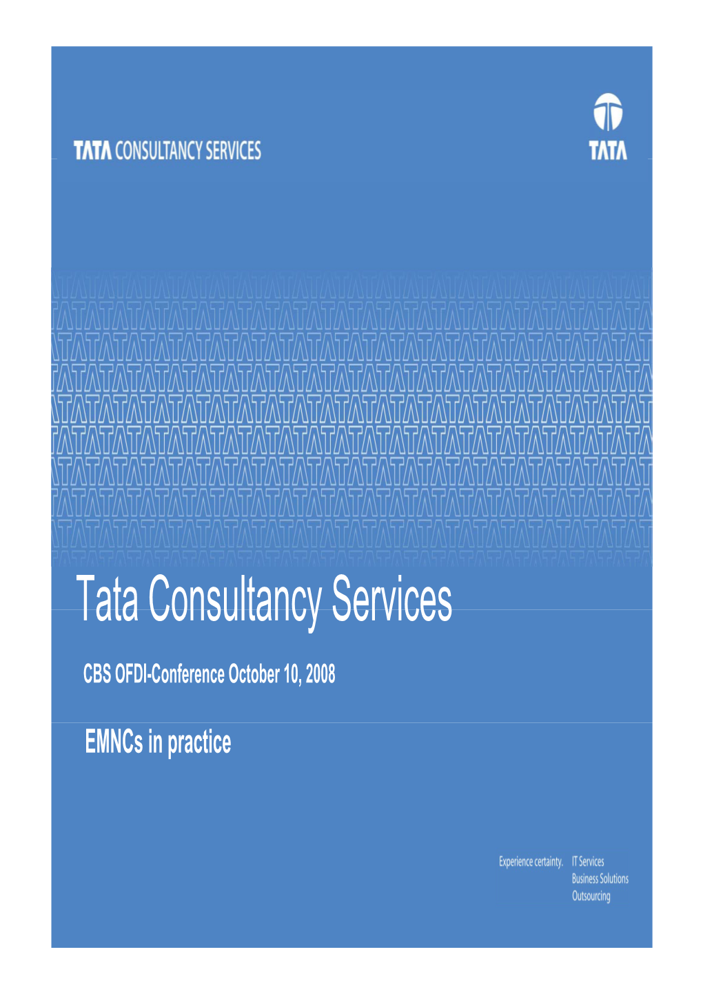 Tata Consultancy Services