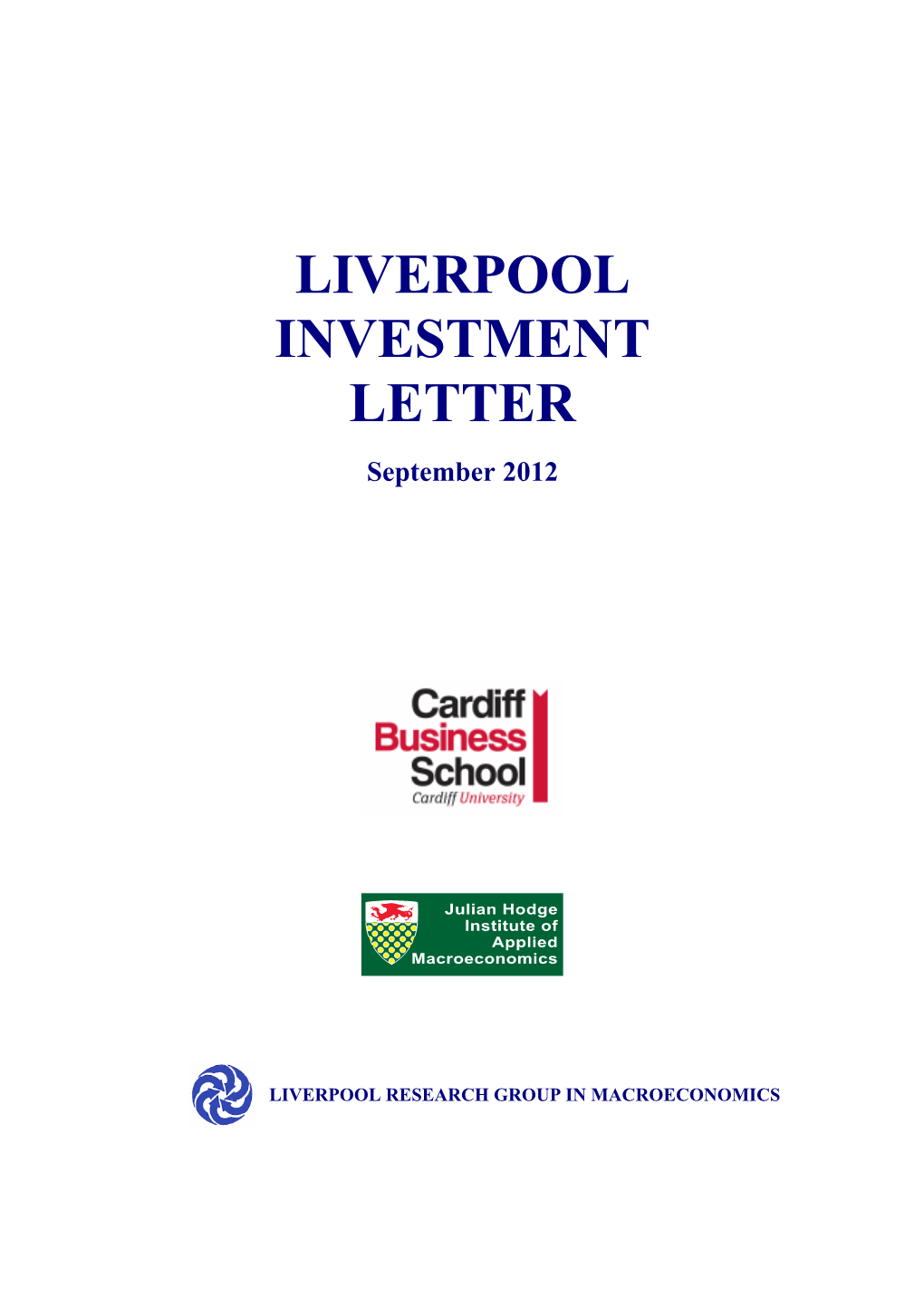 Liverpool Investment Letter