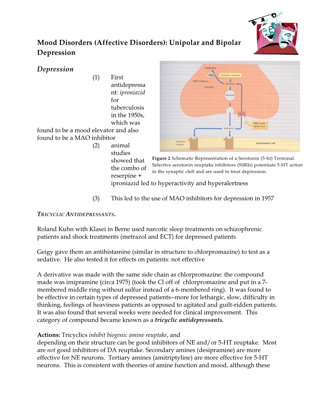 Mood Disorders (Affective Disorders): Unipolar and Bipolar Depression Depression