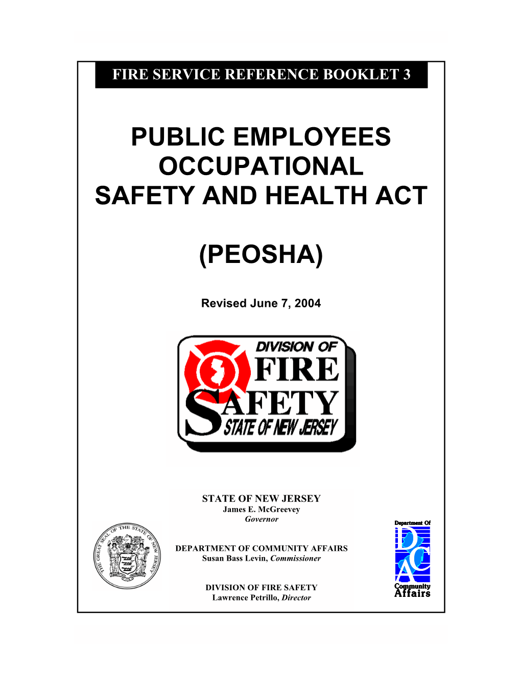 Public Employees Occupational Safety and Health Act