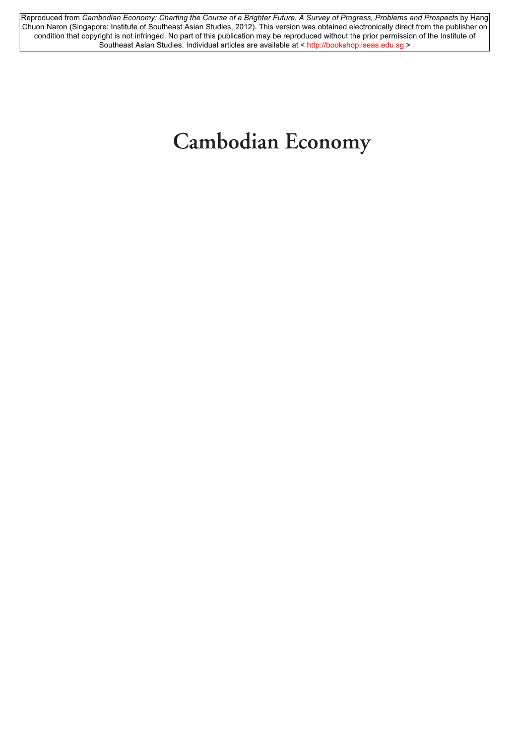 Cambodian Economy