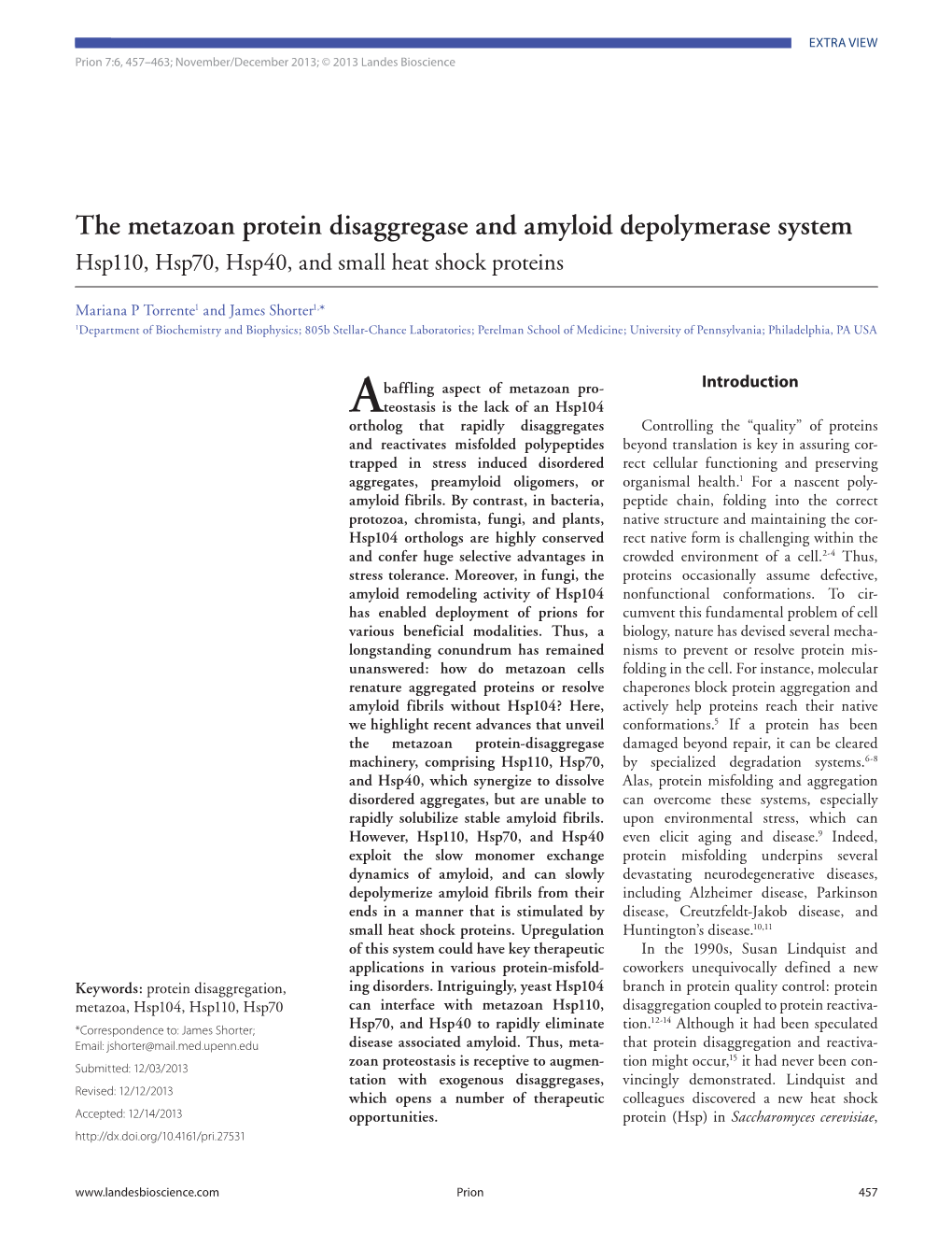 The Metazoan Protein Disaggregase and Amyloid Depolymerase System Hsp110, Hsp70, Hsp40, and Small Heat Shock Proteins