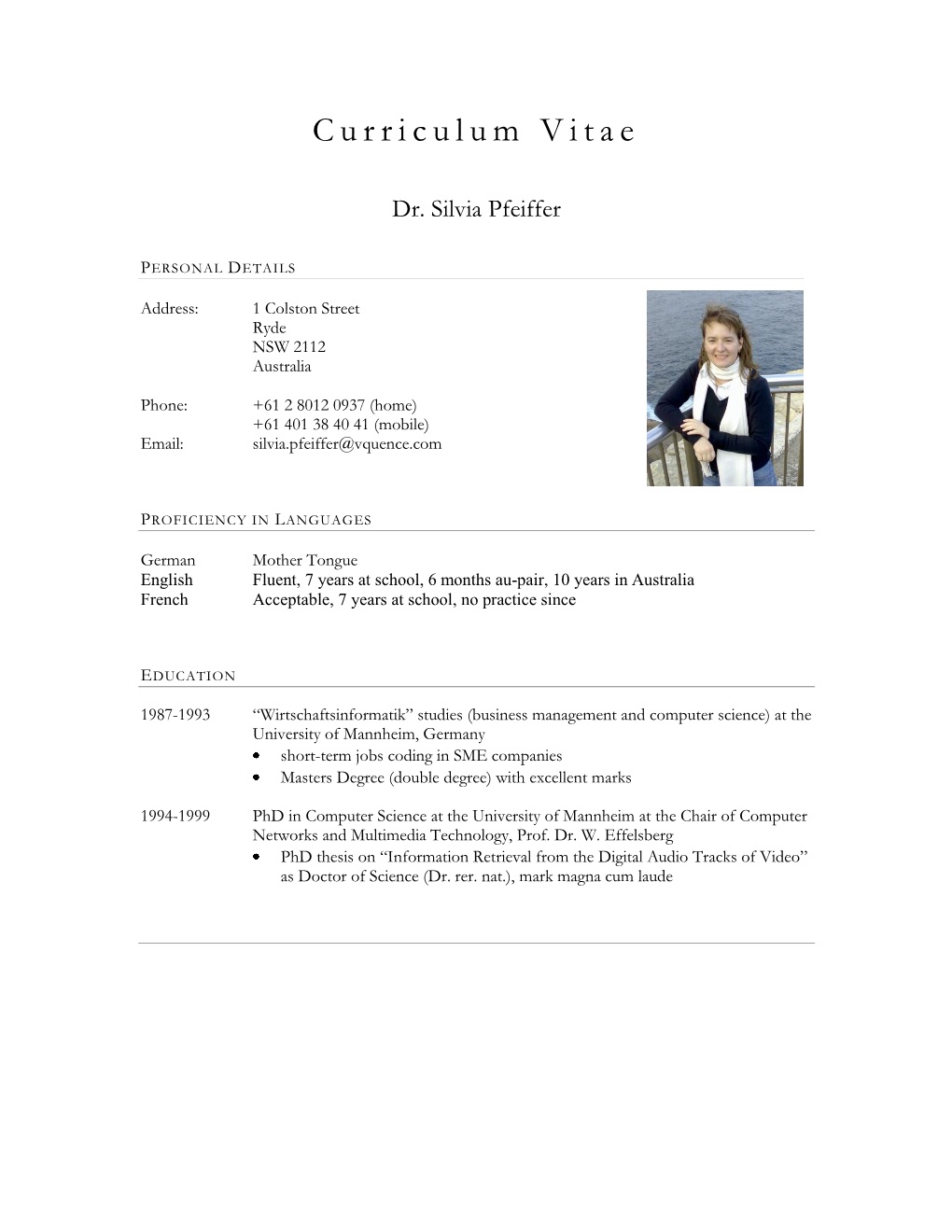 Curriculum Vitae