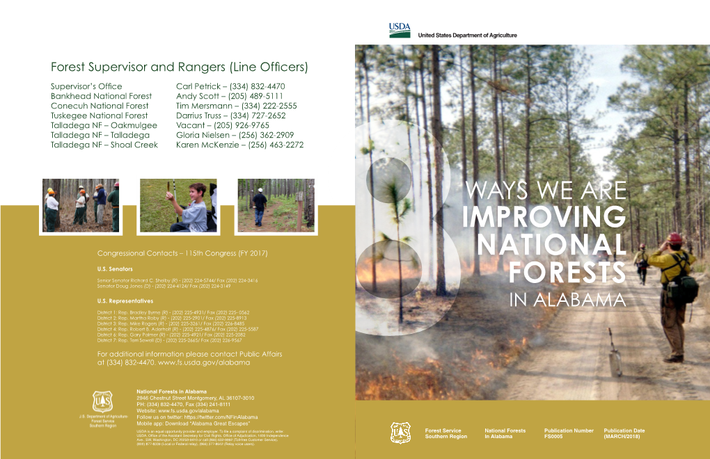 Improving National Forests