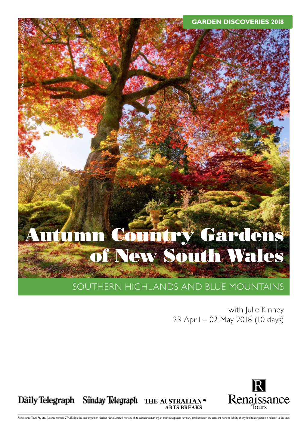 Autumn Country Gardens of New South Wales