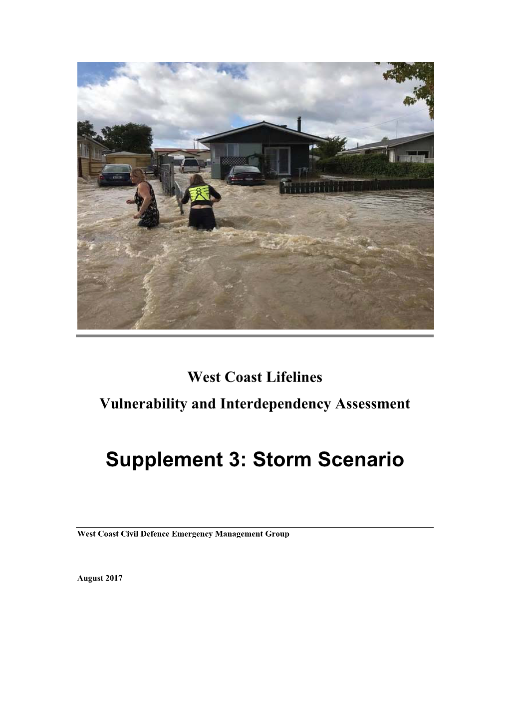 Supplement 3: Storm Scenario
