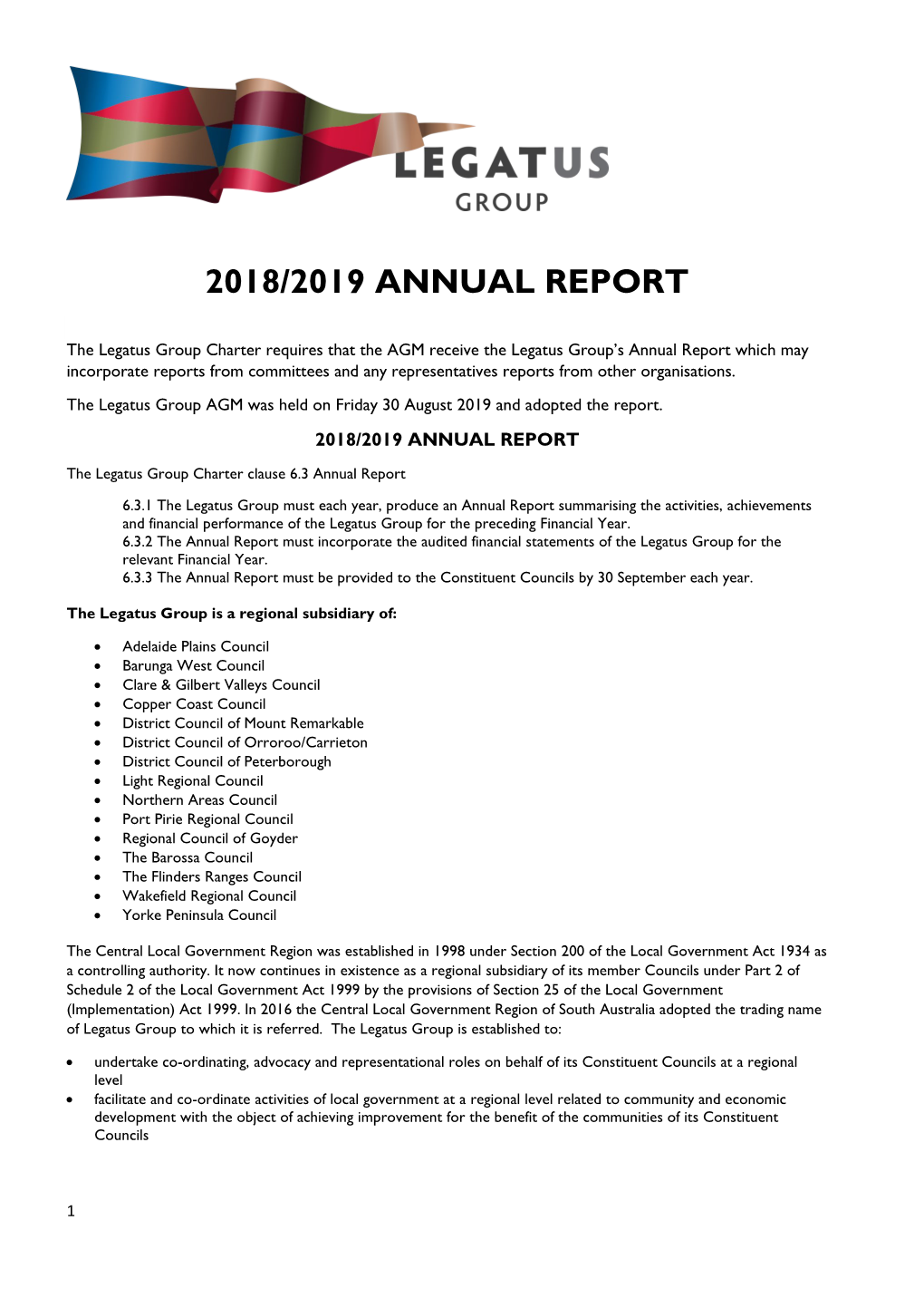 2018/2019 Annual Report