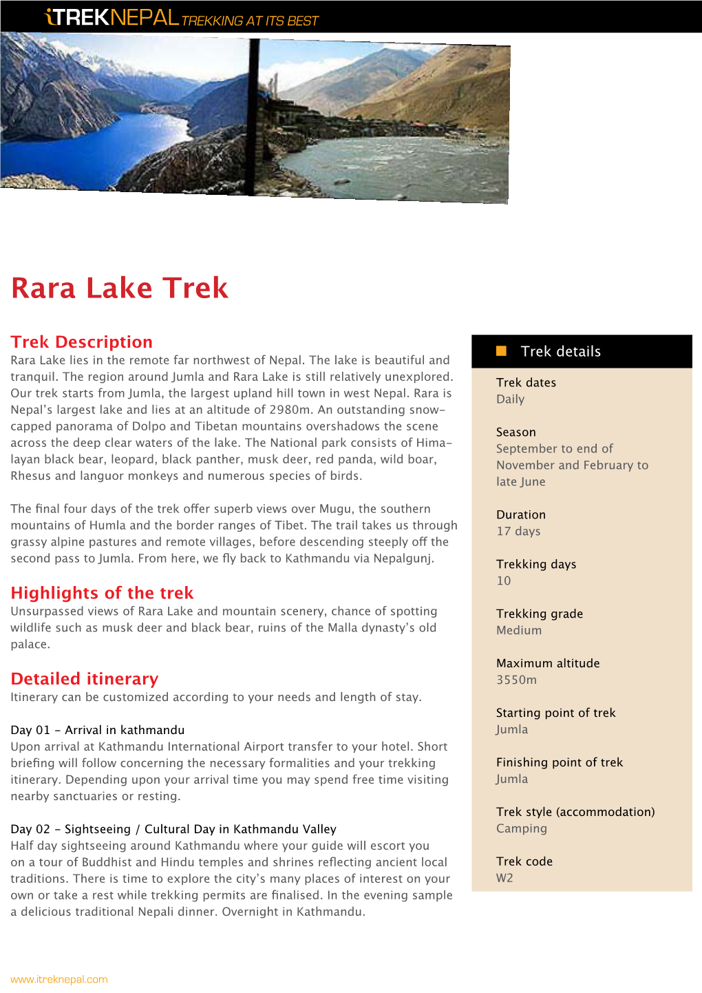 Rara Lake Trek