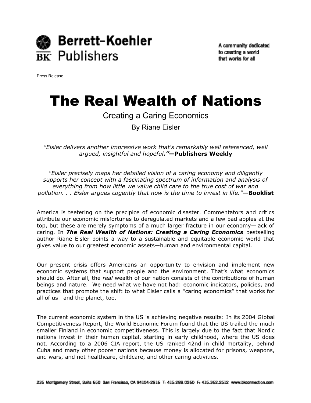 The Real Wealth of Nations