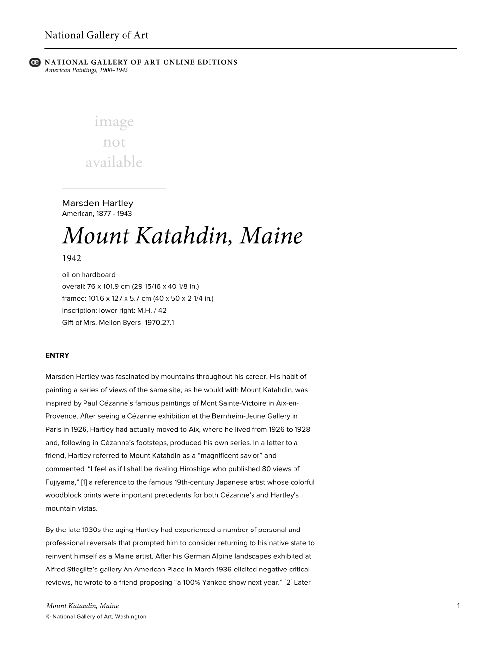 Mount Katahdin, Maine