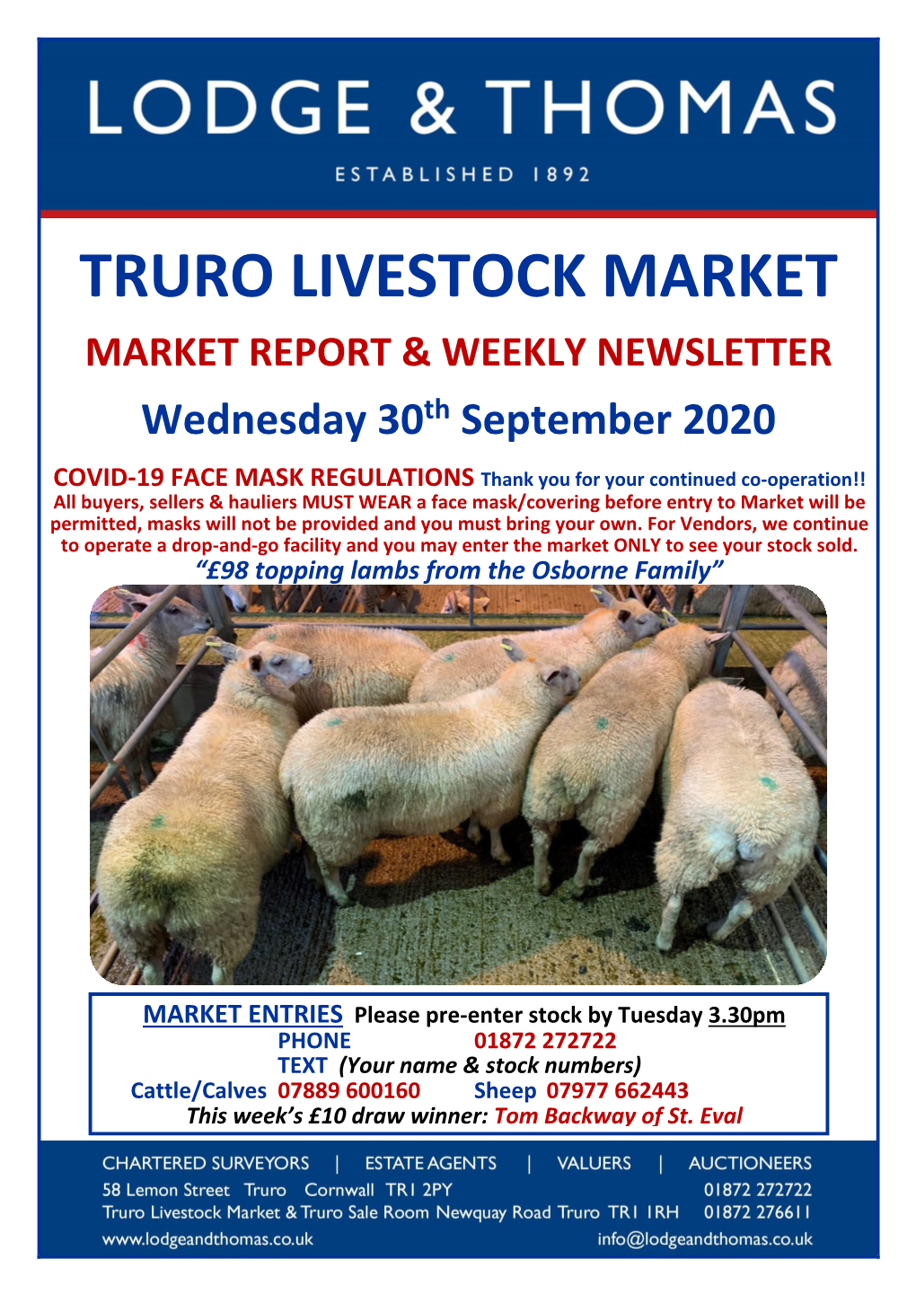 Truro Livestock Market