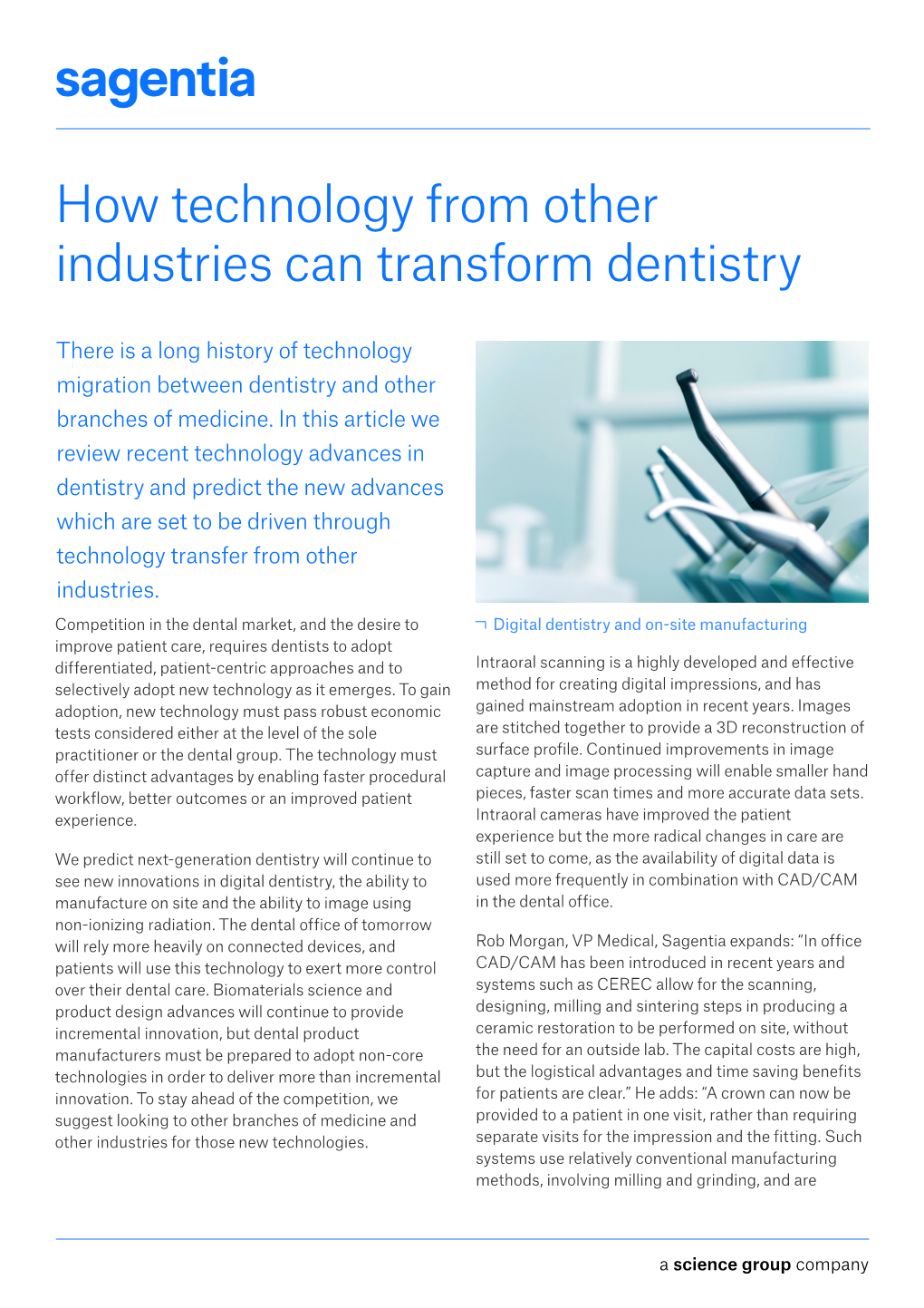 How Technology from Other Industries Can Transform Dentistry