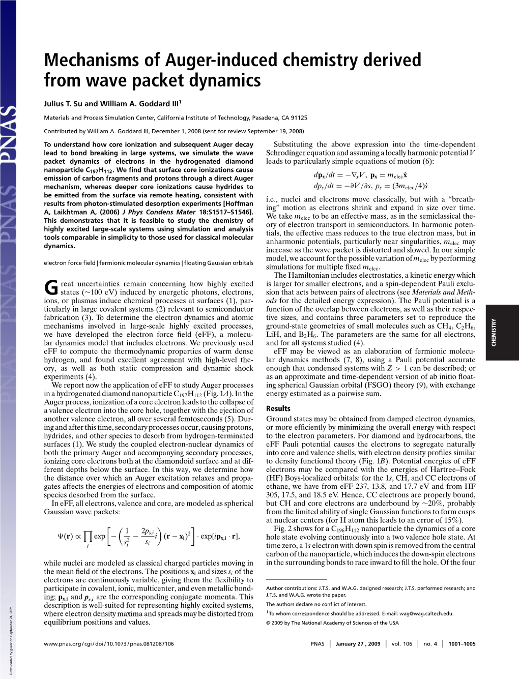 Mechanisms of Auger-Induced Chemistry Derived from Wave Packet