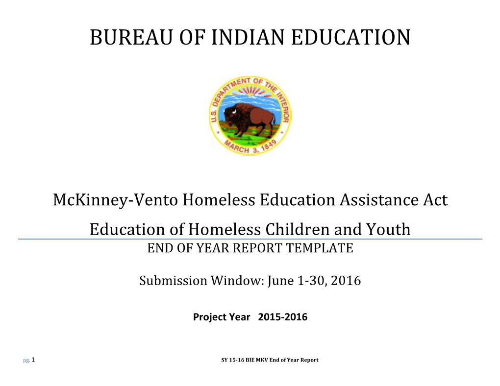 Mckinney-Vento Homeless Education Assistance Act