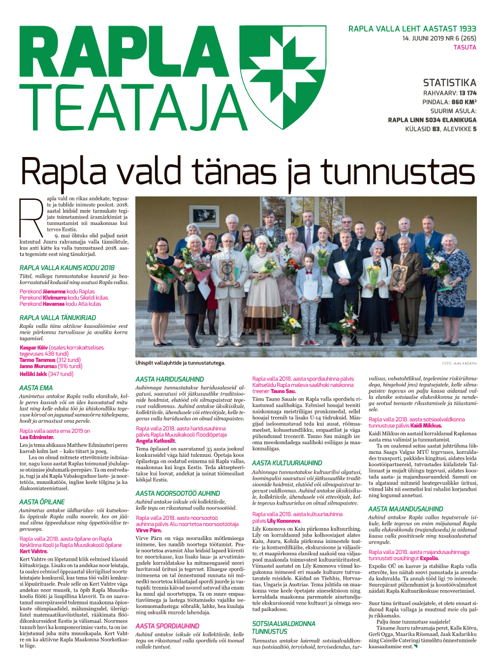 Rapla Teataja 2019-06.Pdf