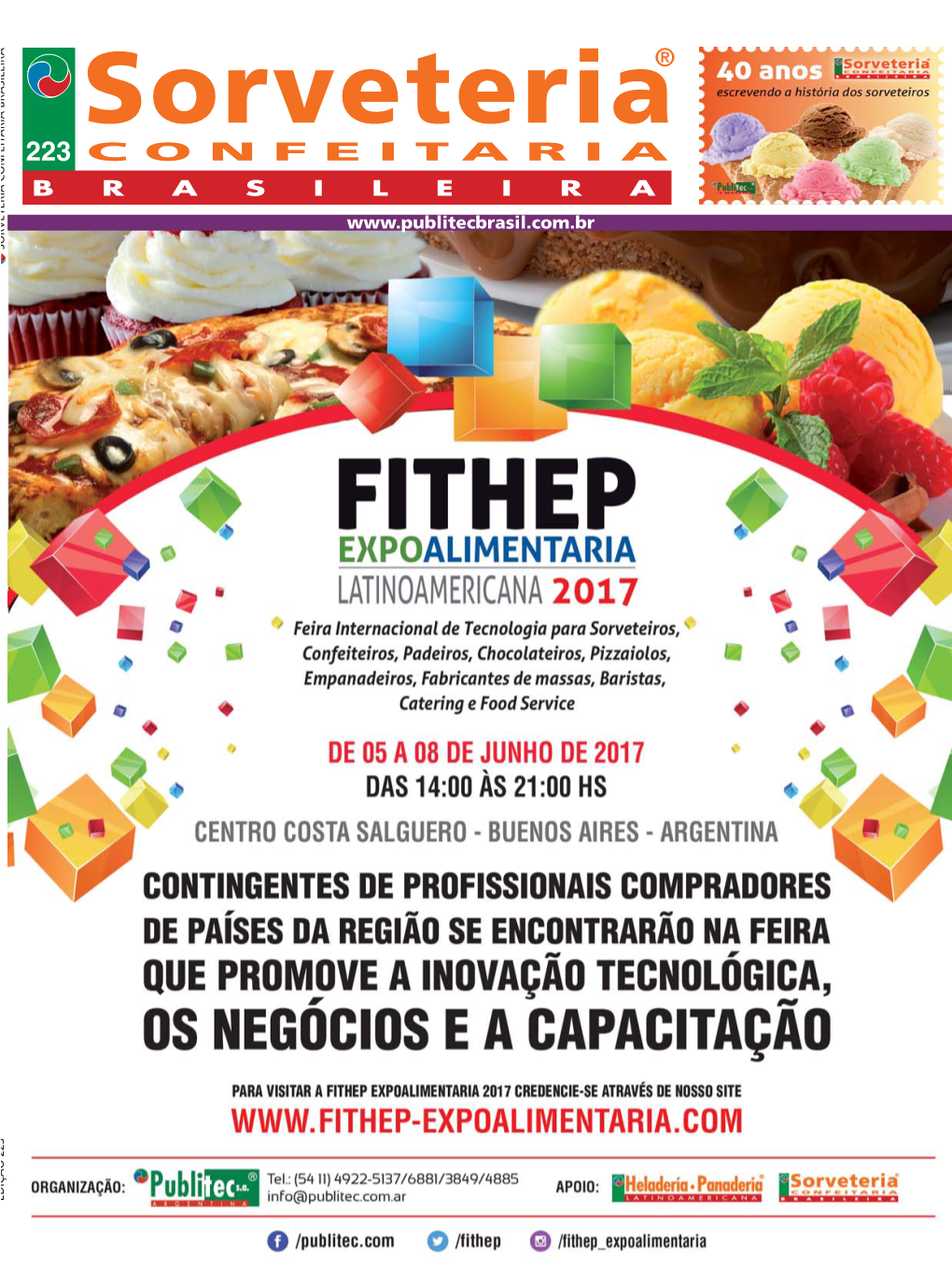 Perfetto Lança Sorvete De Iogurte Grego Com Frutas Amarelas