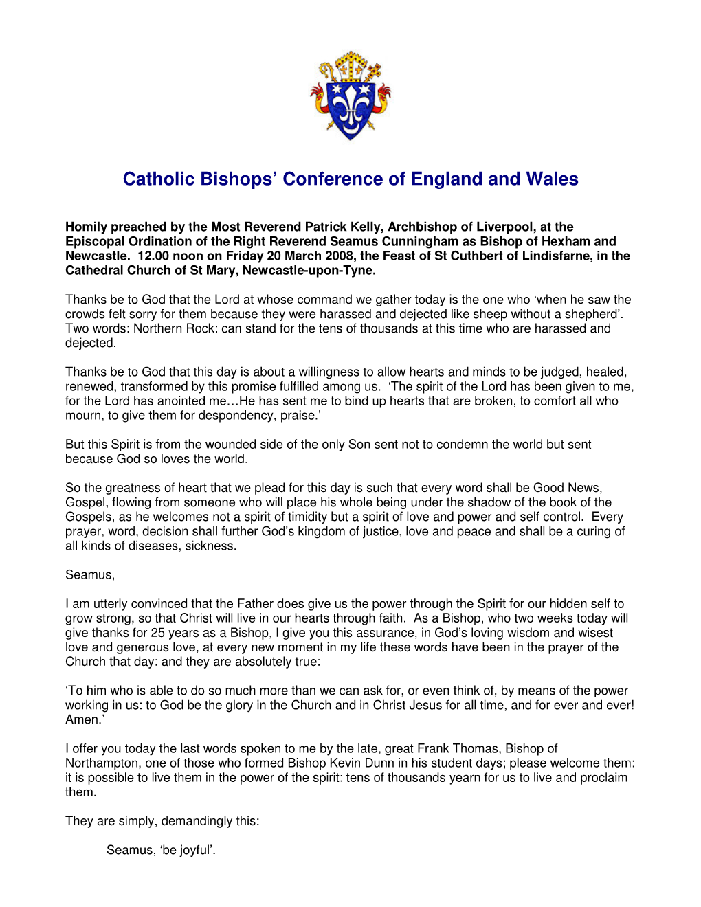 Catholic Bishops Conference of England and Wales