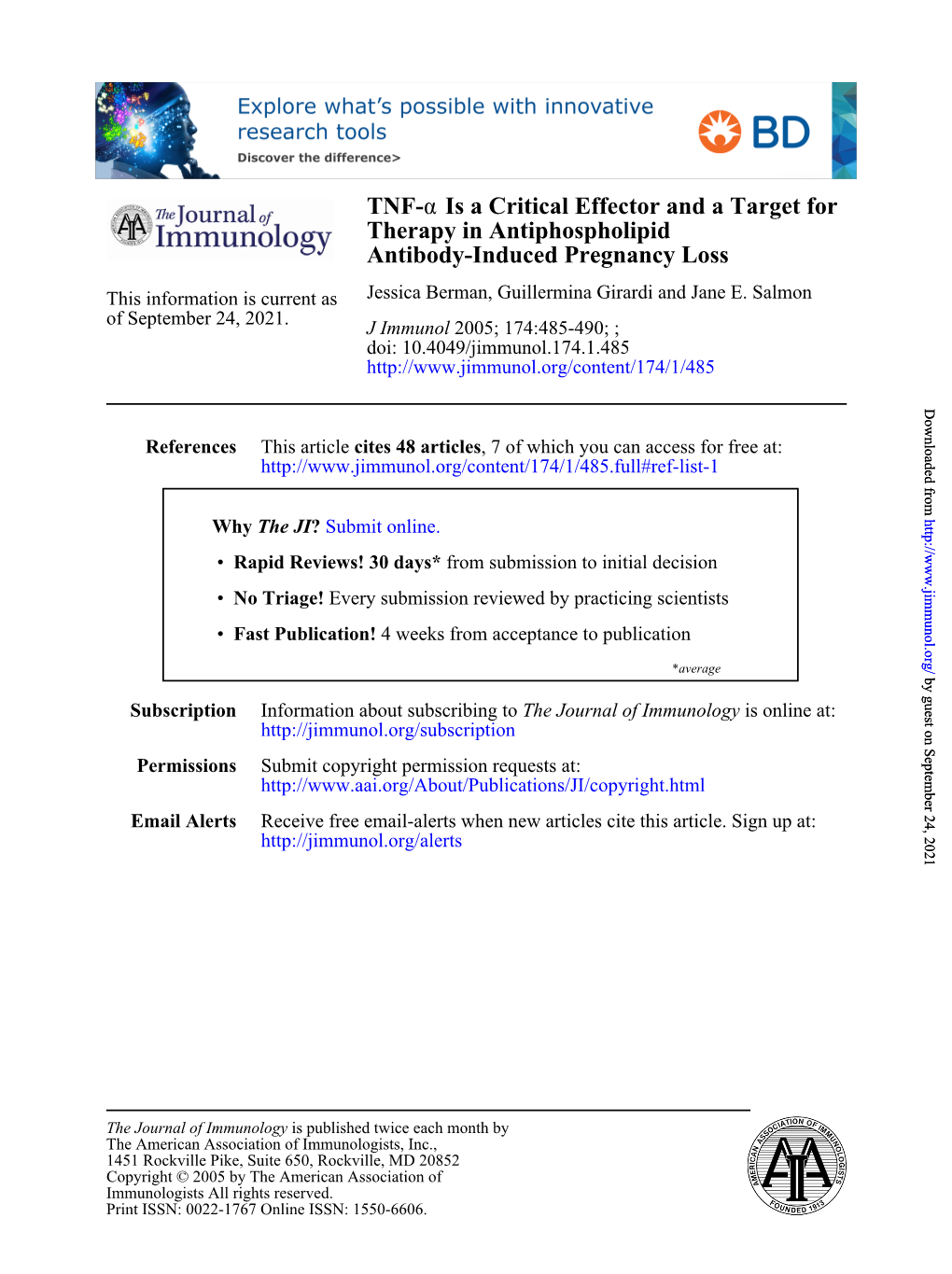 Antibody-Induced Pregnancy Loss