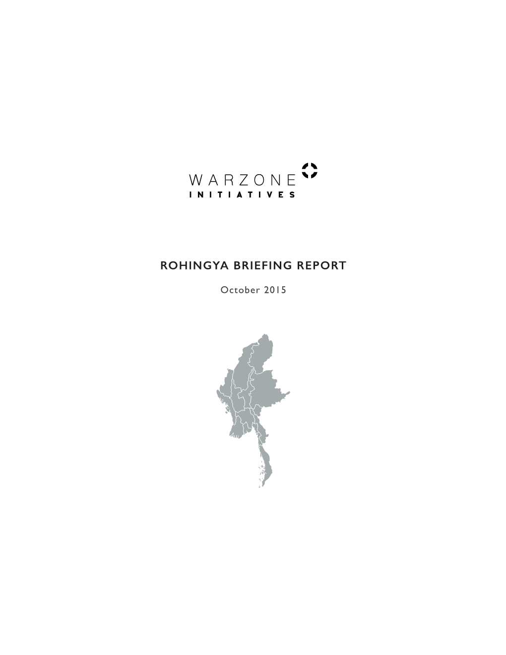 Rohingya Briefing Report
