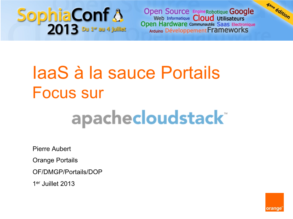 Apache Cloudstack Un Iaas À Notre Taille Pour Nos Besoins