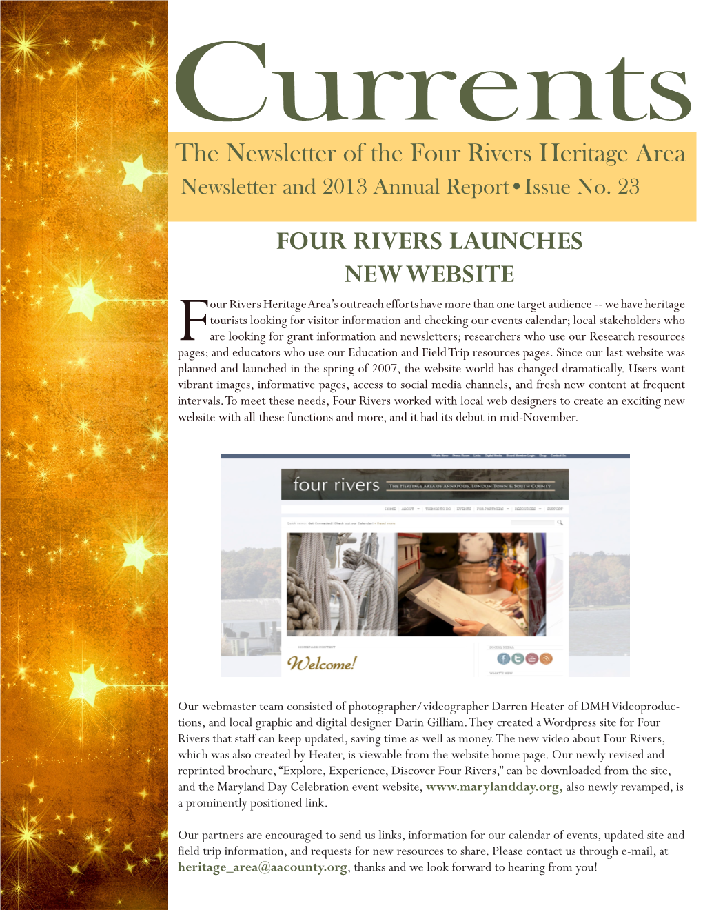 Four Rivers Launches New Website