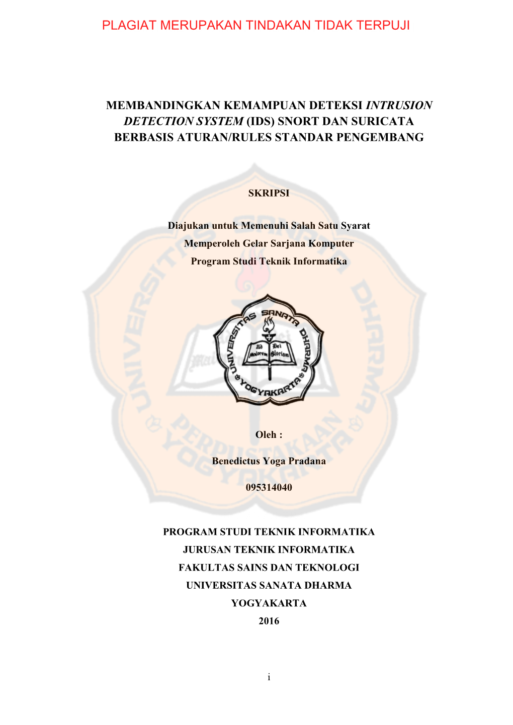 (Ids) Snort Dan Suricata Berbasis Aturan/Rules Standar Pengembang