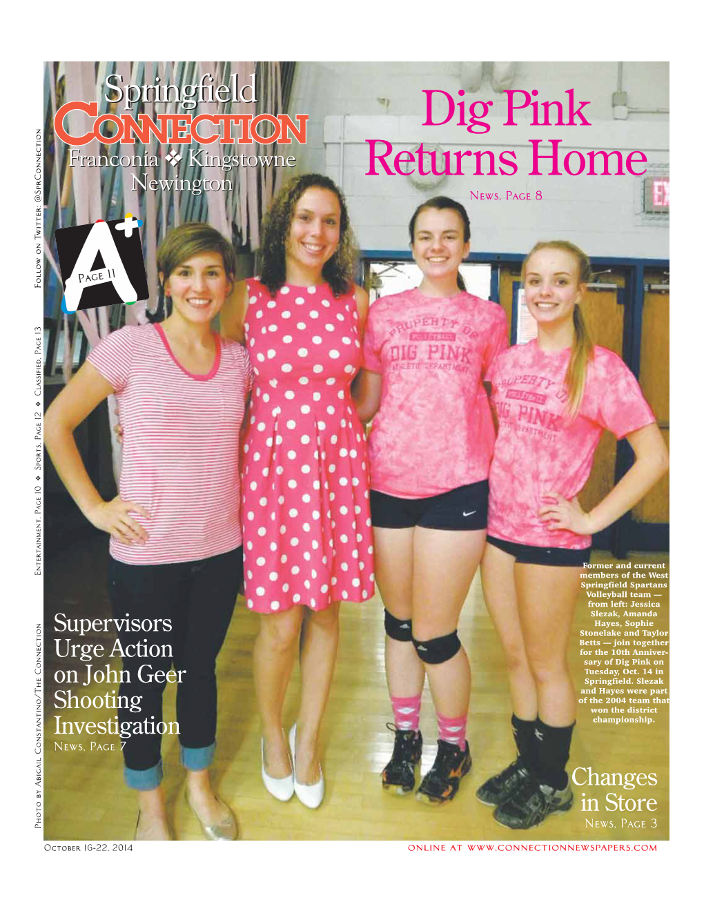 Springfieldspringfield Dig Pink Franconia ❖ Kingstowne Returns Home Newington News, Page 8