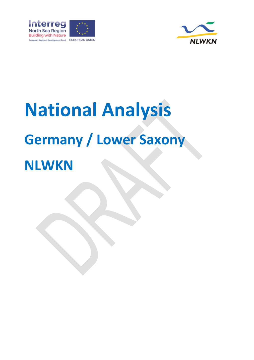 National Analysis Germany / Lower Saxony NLWKN