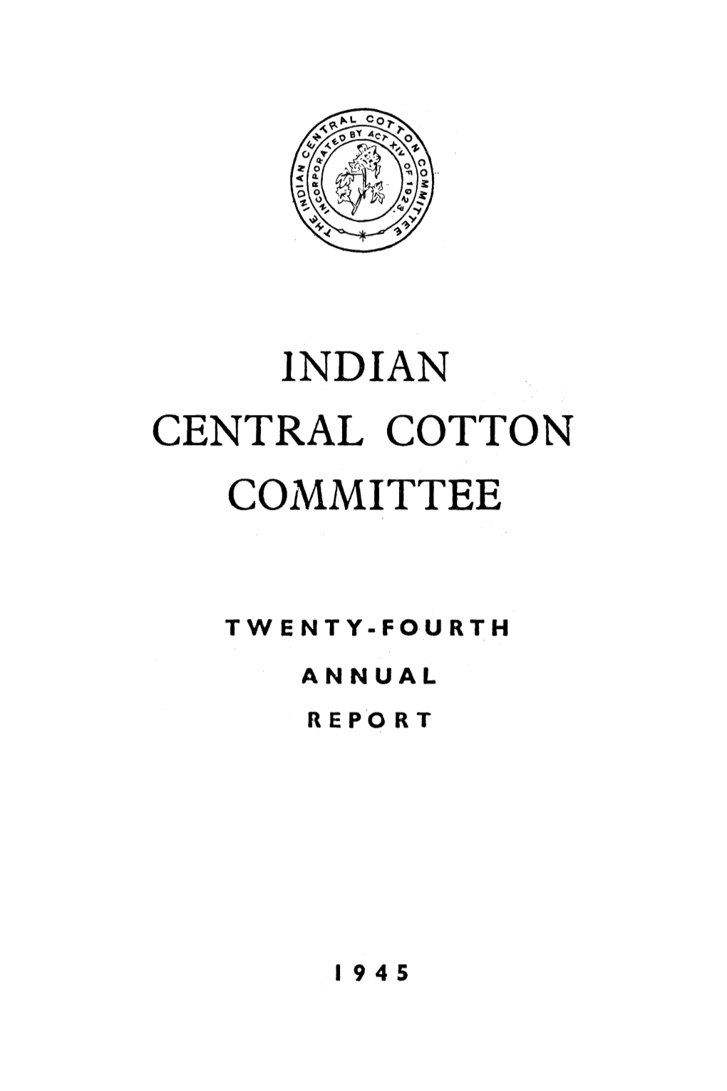 Indian Central Cotton Committee