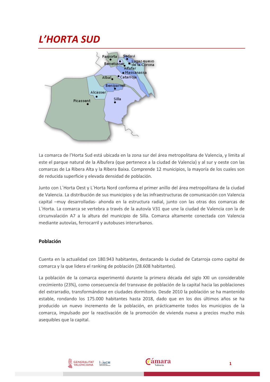 Informe L'horta