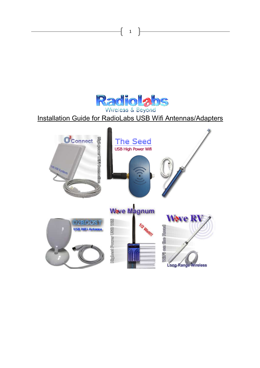 Macintosh Installation Guide for Radiolabs USB Wifi Antennas