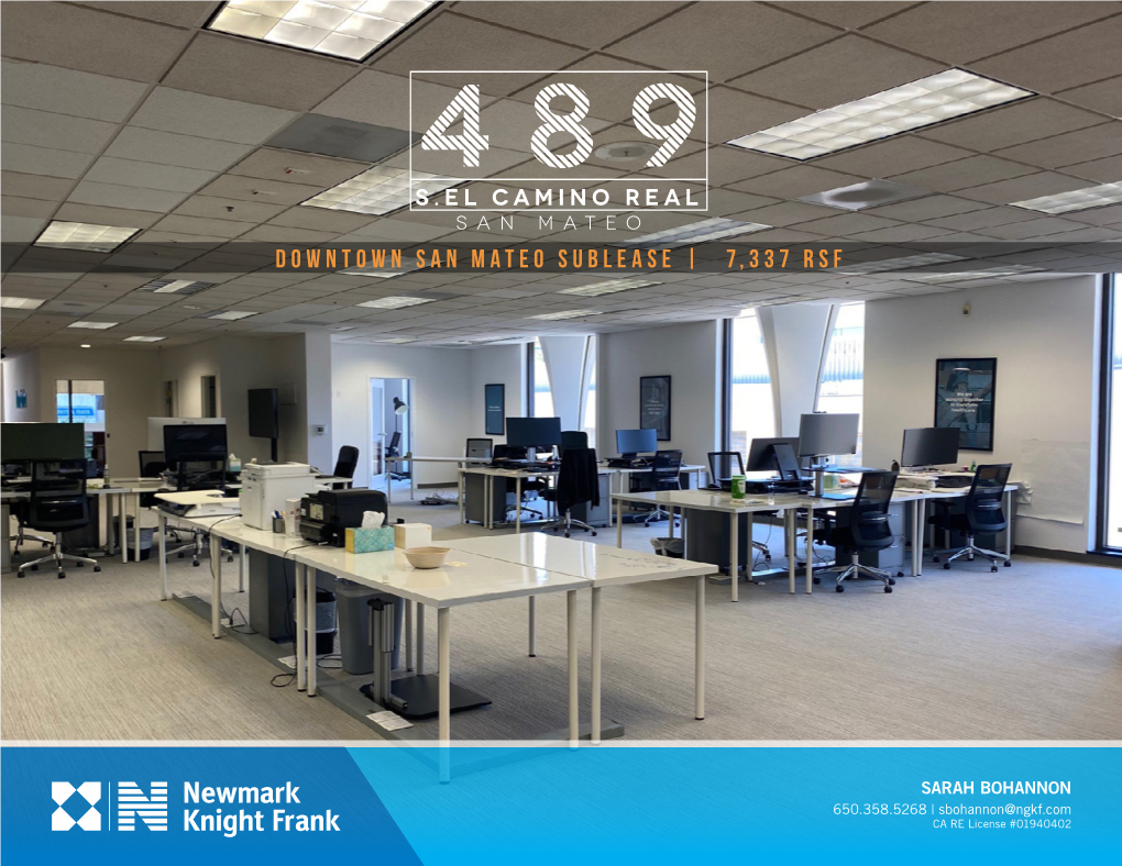 Downtown San Mateo Sublease | ±7,337 Rsf