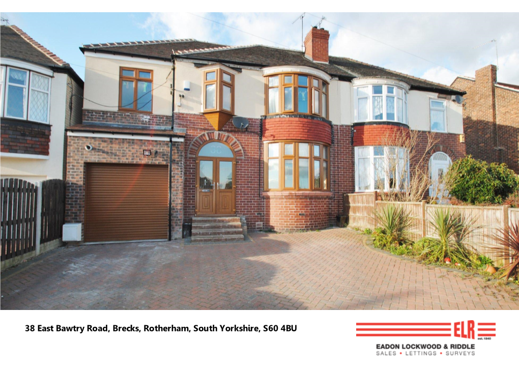 38 East Bawtry Road, Brecks, Rotherham, South Yorkshire, S60 4BU