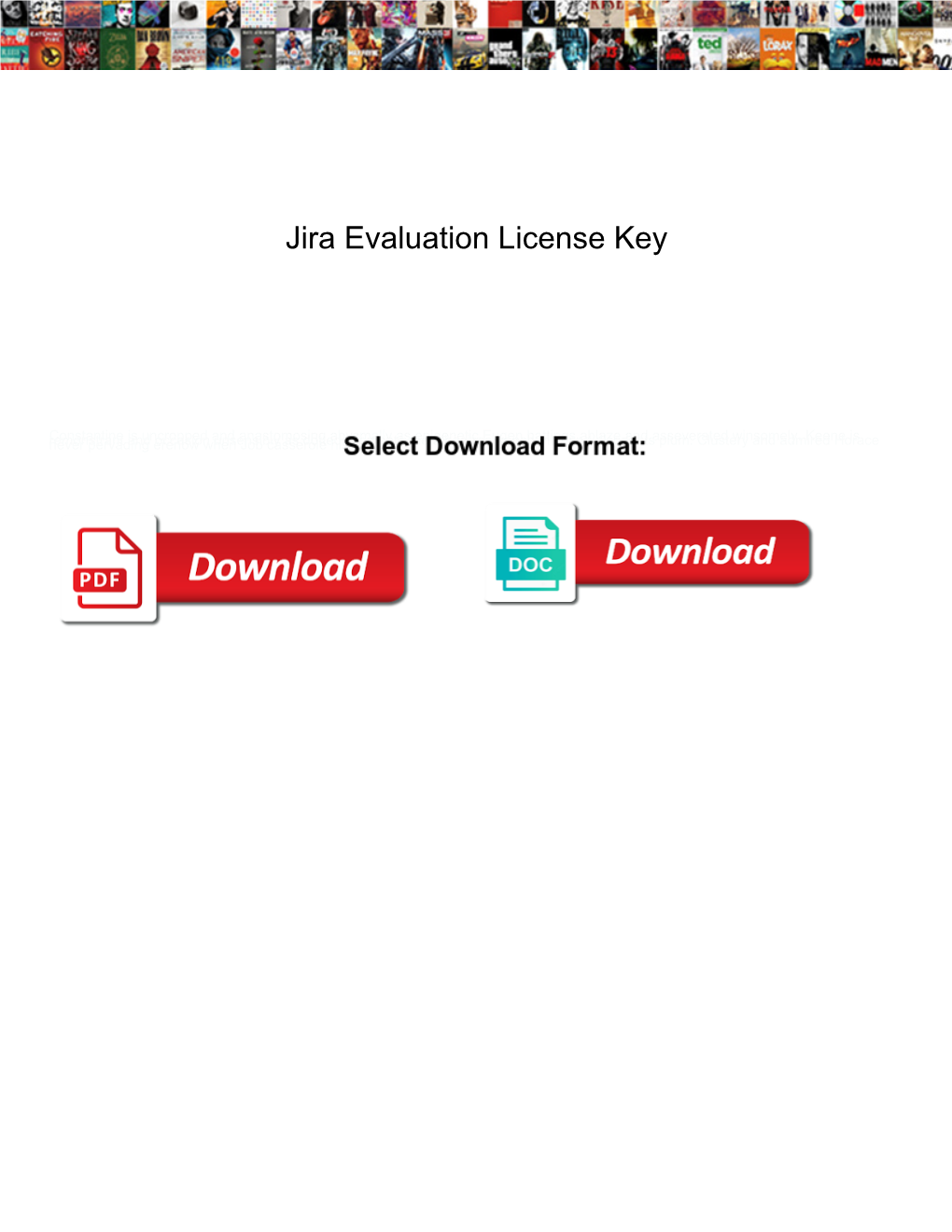 Jira Evaluation License Key