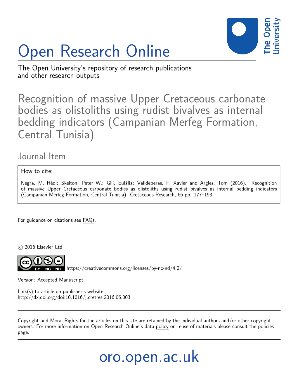 Campanian Merfeg Formation, Central Tunisia)