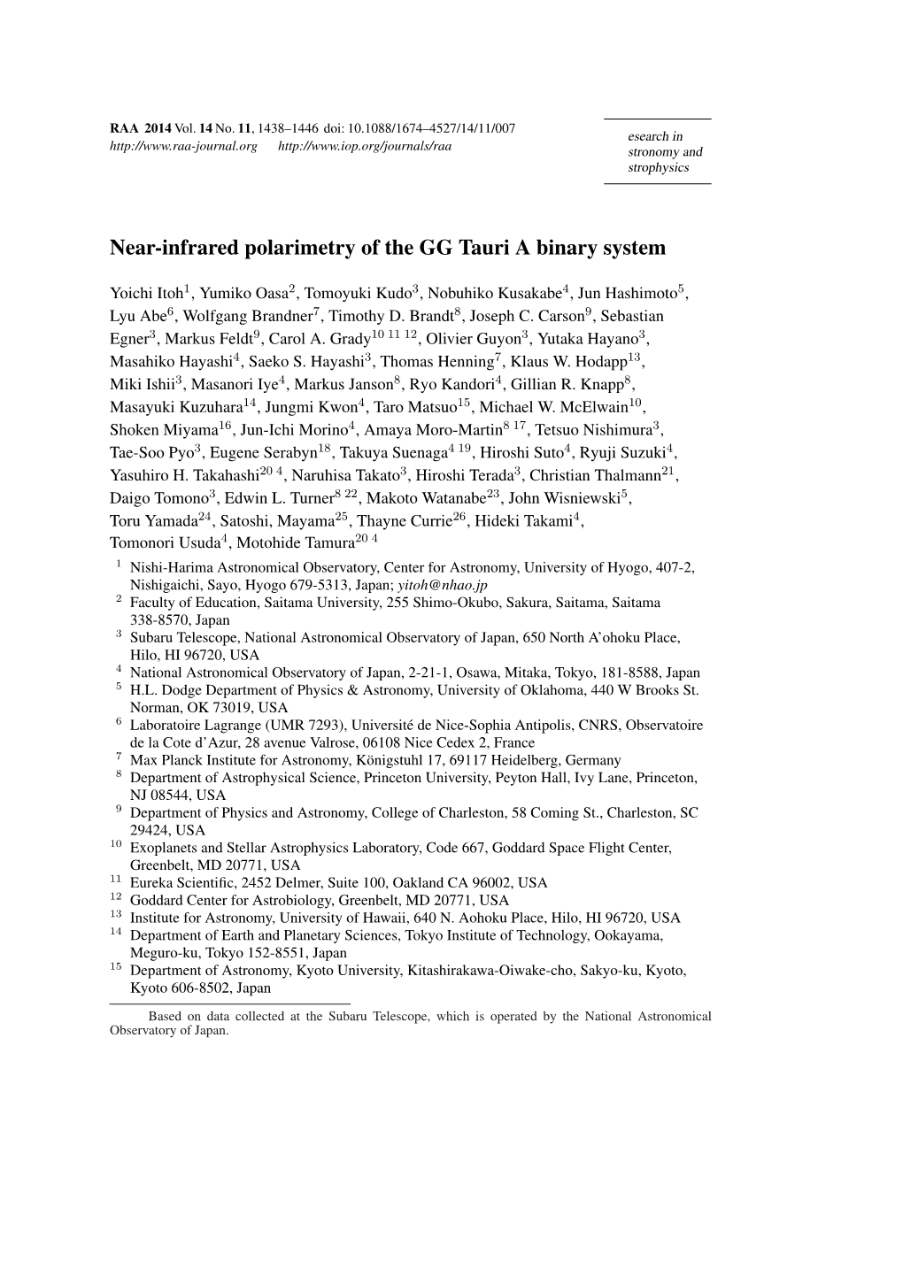 Near-Infrared Polarimetry of the GG Tauri a Binary System ⋆