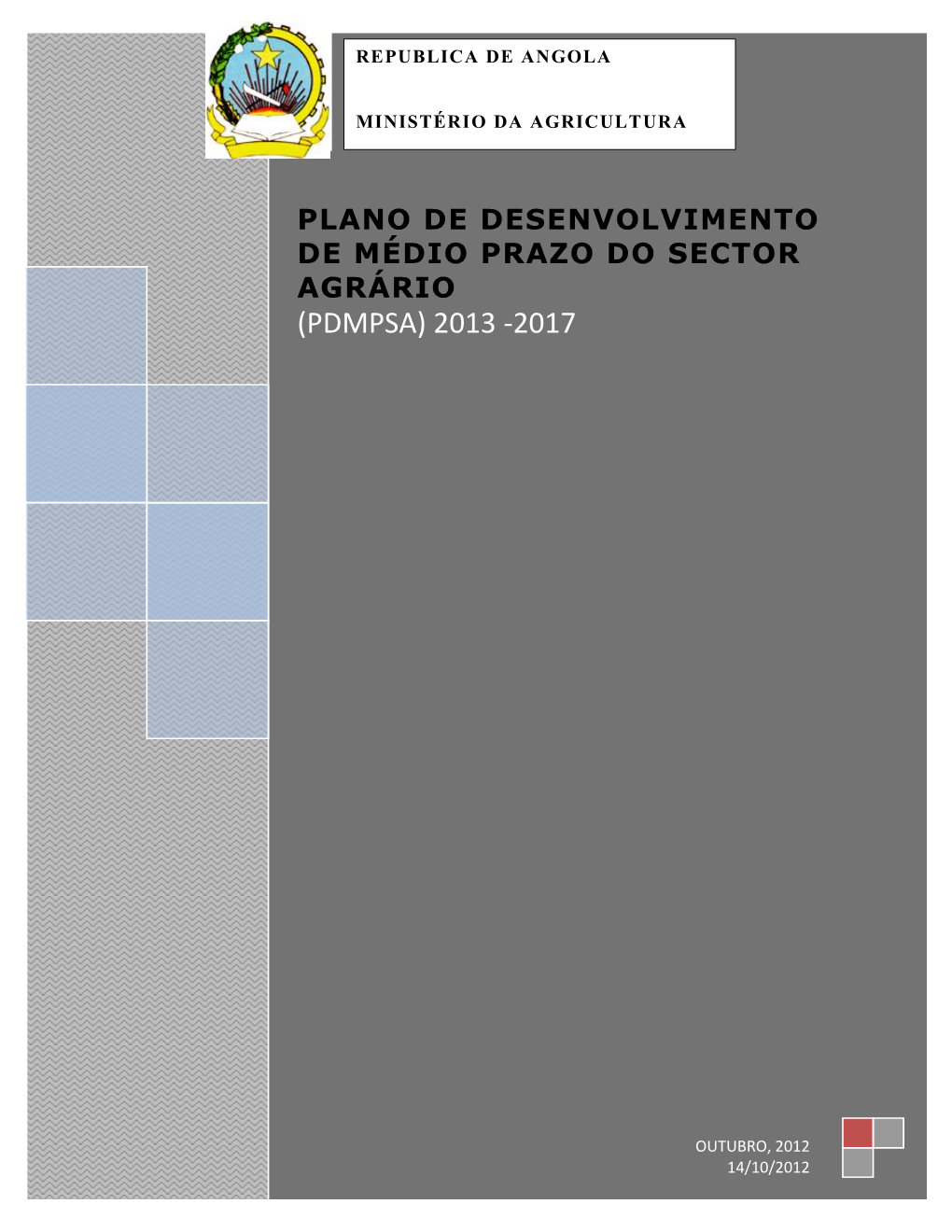 Plano De Desenvolvimento De Médio Prazo Do Sector