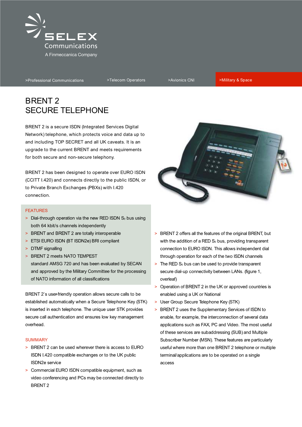 Brent 2 Secure Telephone
