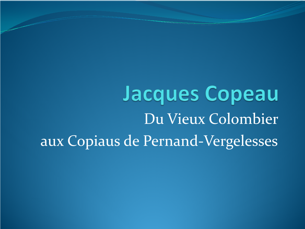 Jacques Copeau