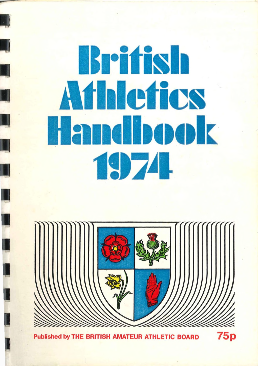 British Athletics Handhook 1974