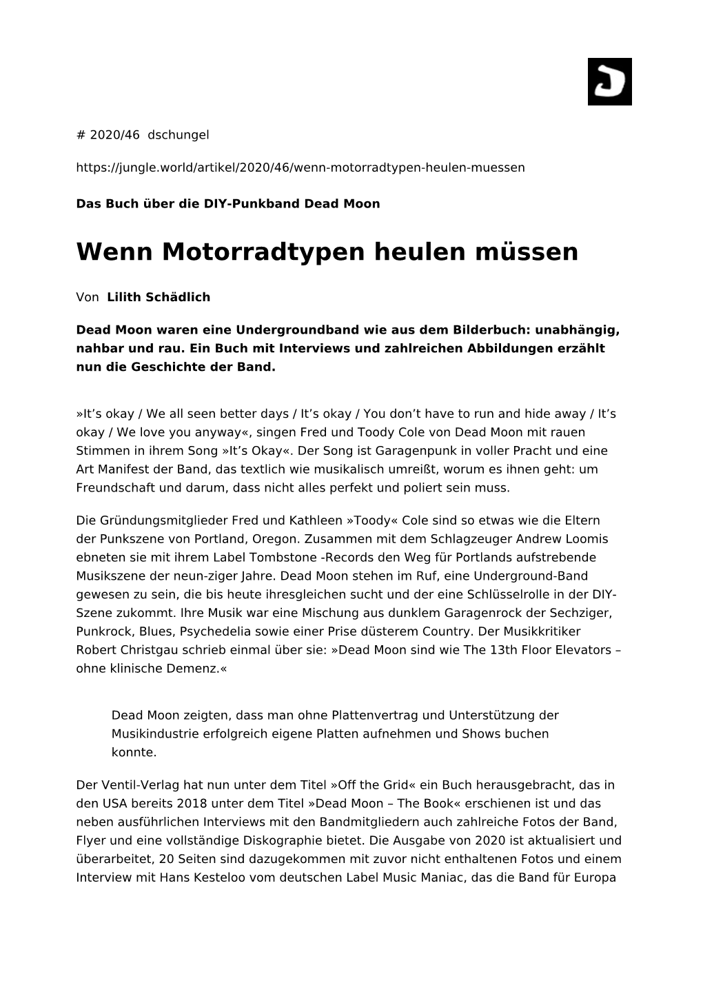 Wenn Motorradtypen Heulen Müssen