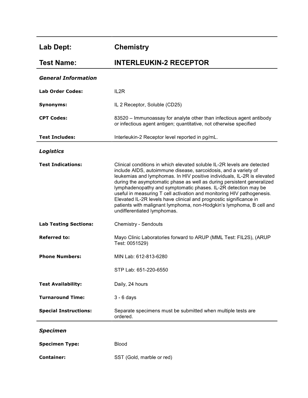 Interleukin-2 Receptor