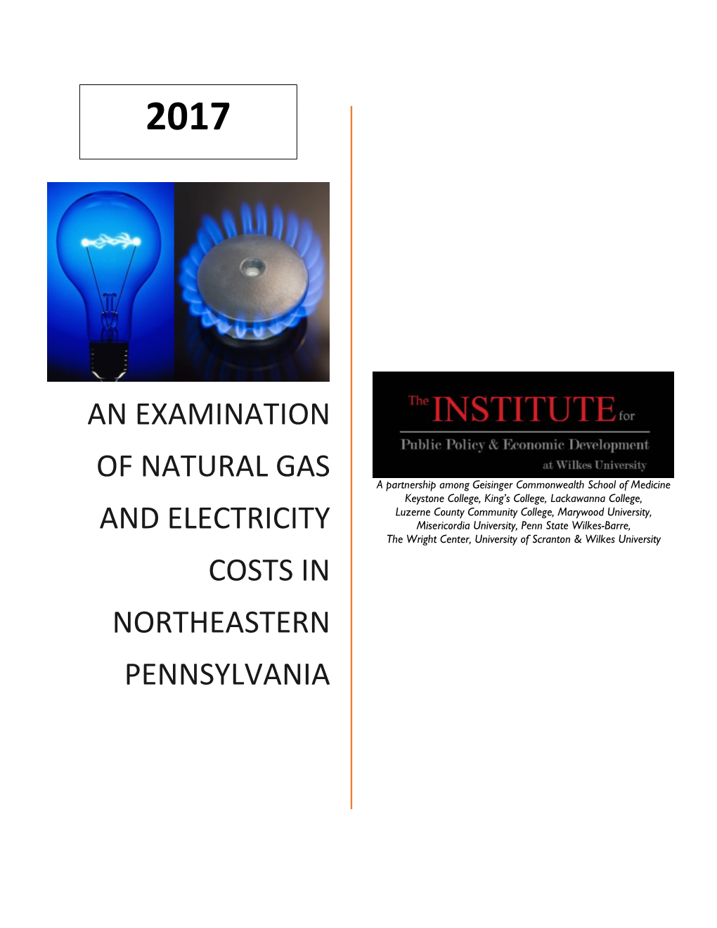 Electricity and Natural Gas Cost Study