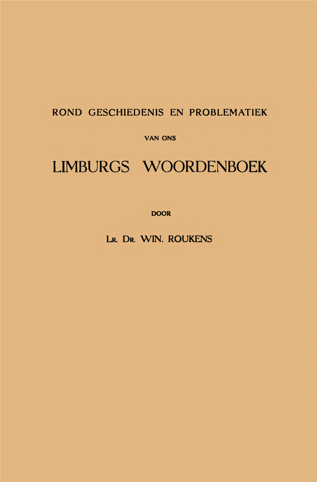 Limburgs Woordenboek