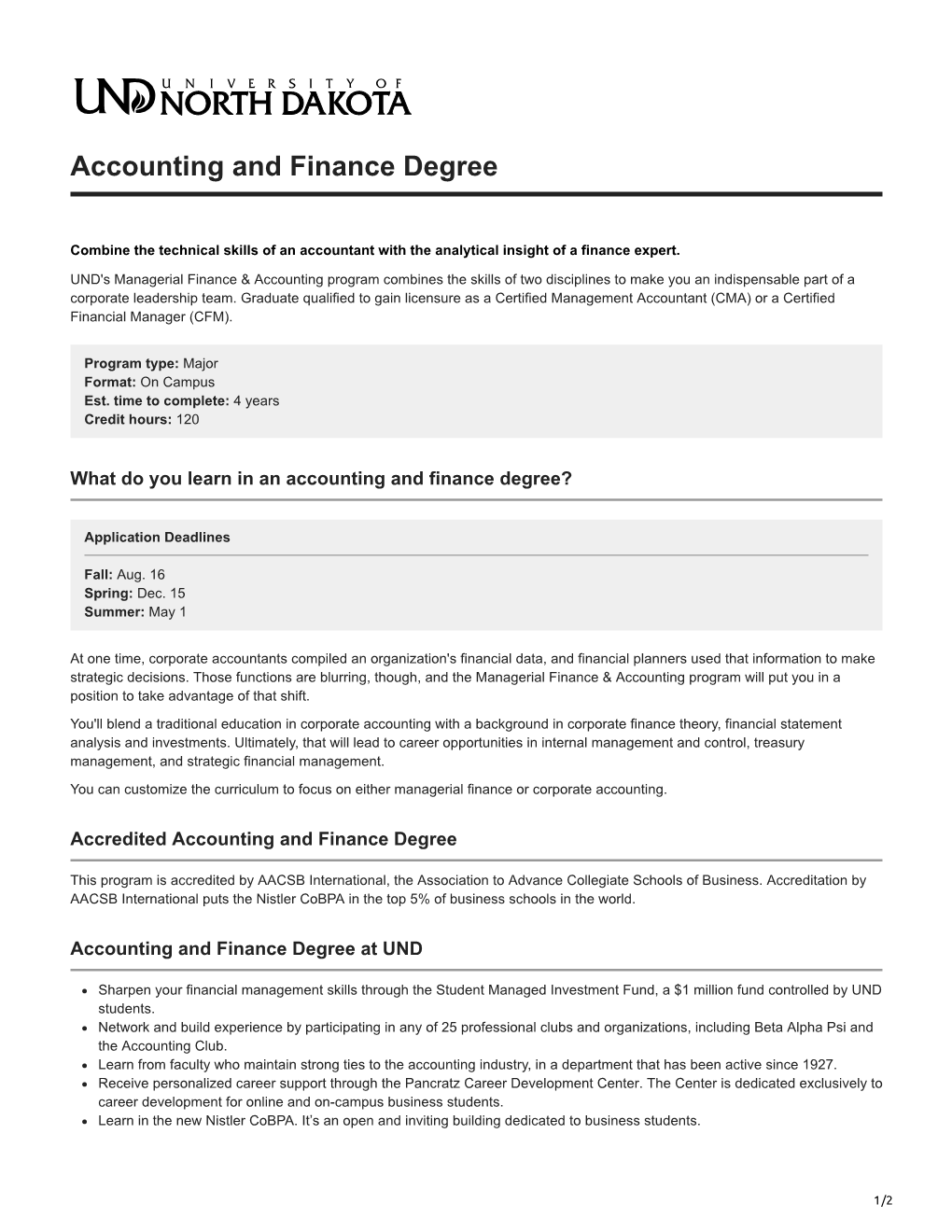 Managerial Finance & Accounting