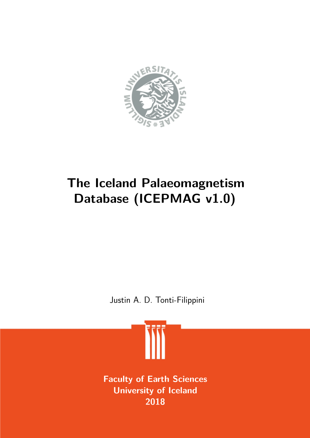 The Iceland Palaeomagnetism Database (ICEPMAG V1.0)