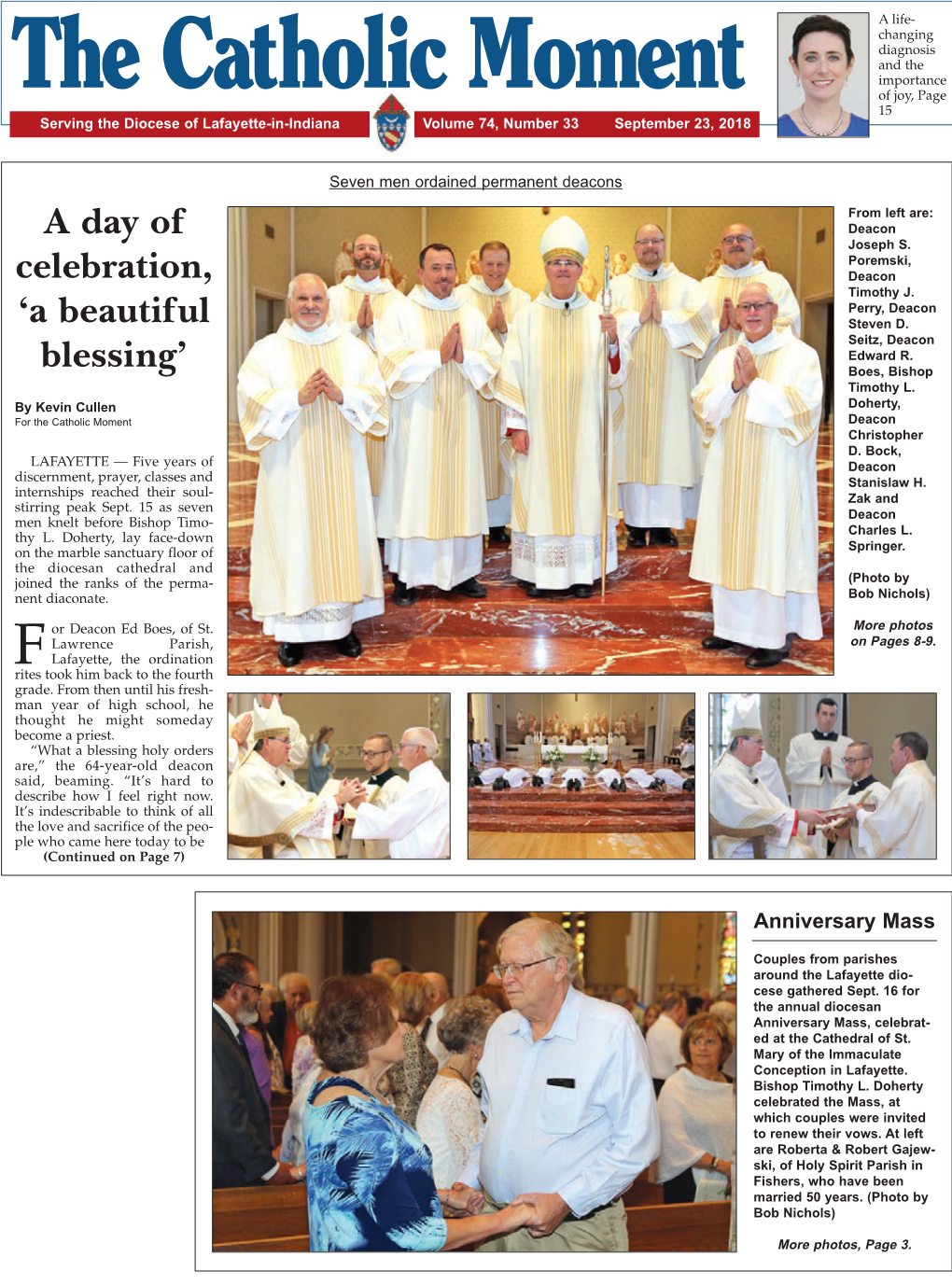 A Day of Celebration, 'A Beautiful Blessing'