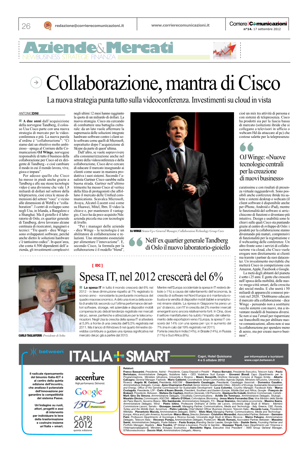 Collaborazione, Mantra Di Cisco La Nuova Strategia Punta Tutto Sulla Videoconferenza