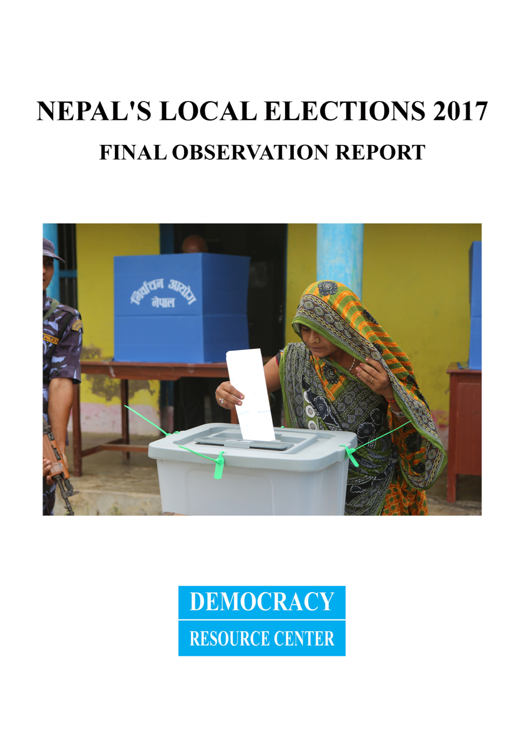 Observation of Nepal's Local Elections 2017